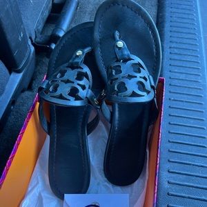 Tory Burch black sandals size 9